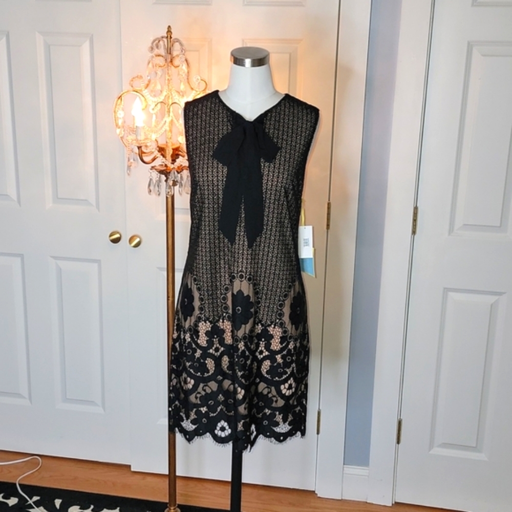 NWT, CeCe Black & Nude Dress: Perfect wedding guest dress or Special occasion